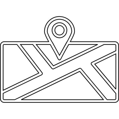 Harita konumu simgesi, özet biçimi