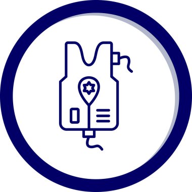 Modern bir simgenin vektör illüstrasyonu