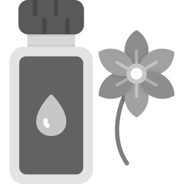 Parfüm ikonu. düz dizayn. vektör illüstrasyonu.