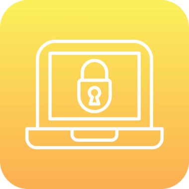 Soyut arkaplanda kilit simgesi izole edildi