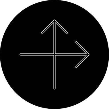 ok simgesi vektör illüstrasyonu