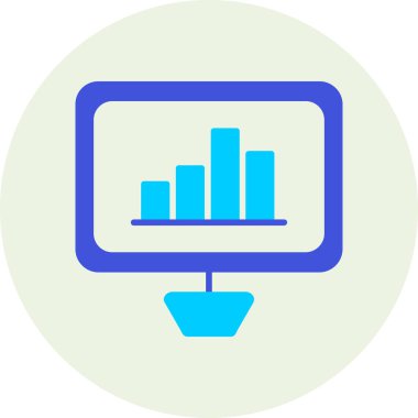 Grafik. Web simgesi basit illüstrasyon