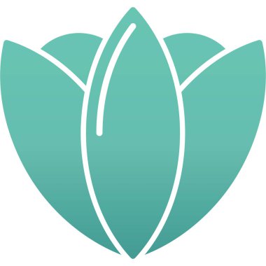 Simge bırakır. Web için yaprak vektör simgelerinin basit çizimi