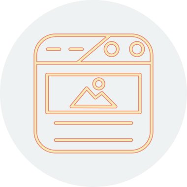 seo modern simgesinin vektör illüstrasyonu