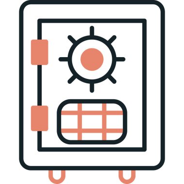 Kutu. Web simgesi basit illüstrasyon