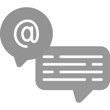 ileti sohbet simgesi ana hat biçimi