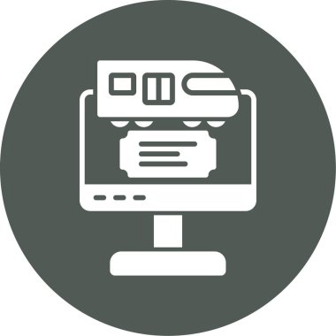 Yazıcı simgesi, vektör illüstrasyonu