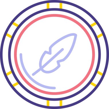 Roket simge vektör çizim