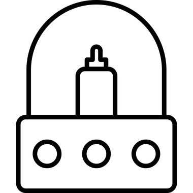 kilit güvenlik simgesi, özet biçimi