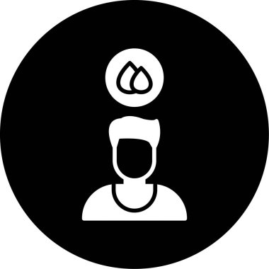 İnsan simgesinin vektör illüstrasyonu