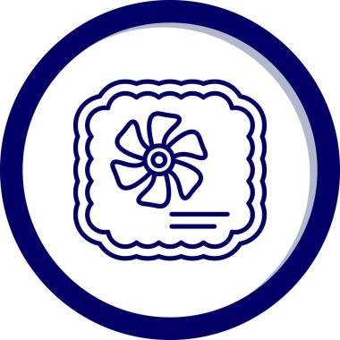 çiçek simgesi vektör illüstrasyonu