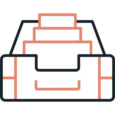 kutu simgesi, vektör illüstrasyonu