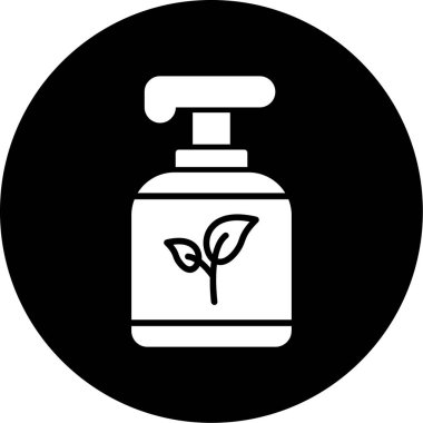 Bir şişe sıvının vektör çizimi