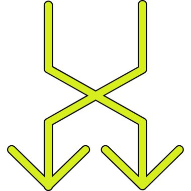 ok simgesi vektör illüstrasyonu