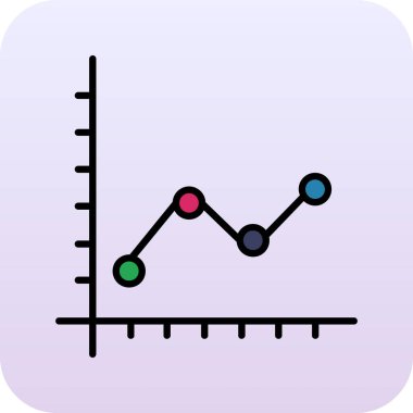 grafik vektör çizgisi simgesi tasarımı