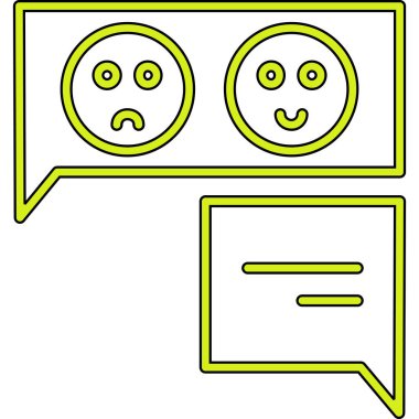 kaset sembollü konuşma baloncukları vektör illüstrasyon tasarımı