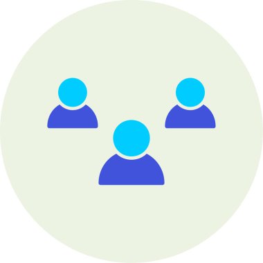 İnsan simgesinin vektör illüstrasyonu