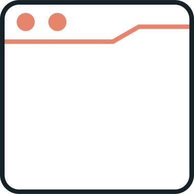 Web simgesi, vektör illüstrasyonu