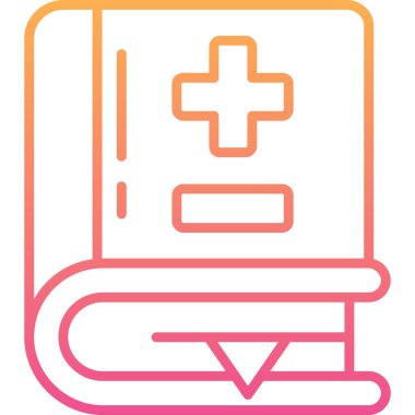 Kitap. Web simgesi basit illüstrasyon