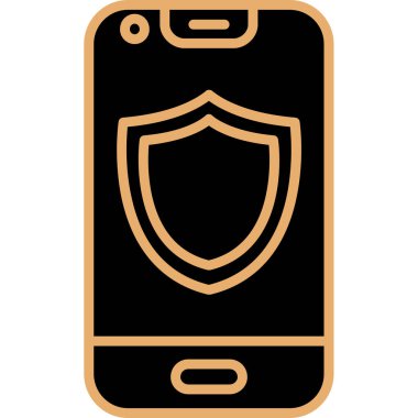 akıllı telefon simgesi vektör illüstrasyonu