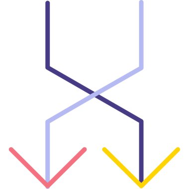 Modern b 'nin vektör illüstrasyonu eksik simgesi