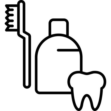 Diş ikonu, dış hat biçimi