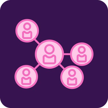 Sosyal ağ. Web simgesi