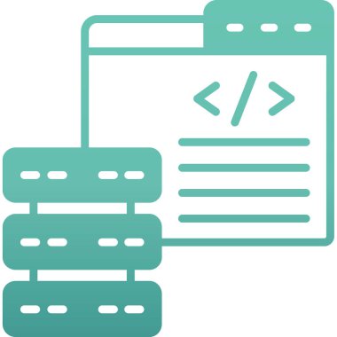 Kod kodlama simgesi doldurulmuş ana hatlar biçiminde