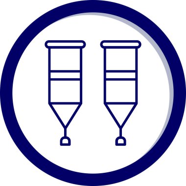 Laboratuvar tüpü simgesi. Web için basit laboratuvar vektör simgeleri çizimi