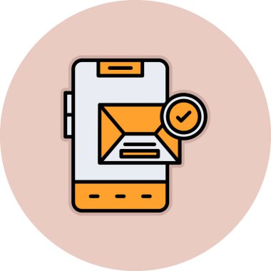 Bir belge simgesinin vektör illüstrasyonu