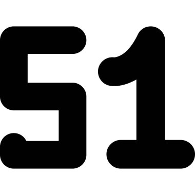 5 numaranın vektör illüstrasyonu