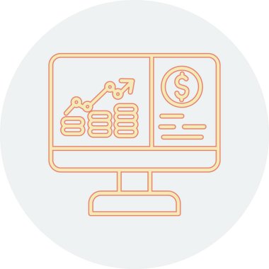 veri analiz simgesi vektör illüstrasyonu