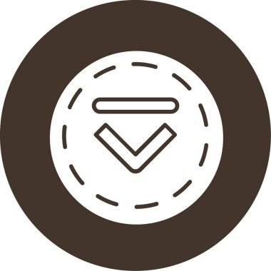 ok simgesi vektör illüstrasyonu