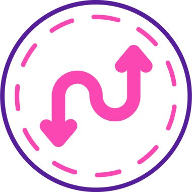 Bir n harfinin vektör illüstrasyonu