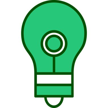 ampul simgesi vektör illüstrasyonu