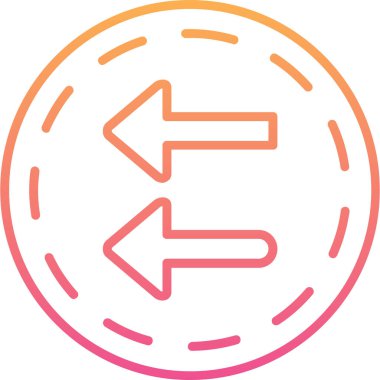 Modern bir simgenin vektör illüstrasyonu