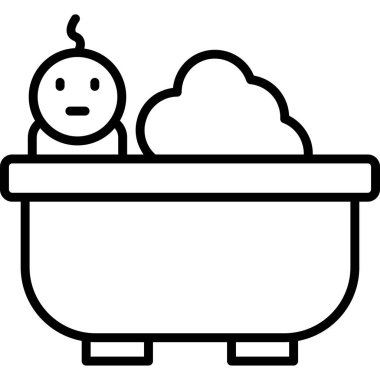 bebek partisi, illüstrasyon, vektör