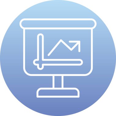 Bir bilgisayarın vektör illüstrasyonu