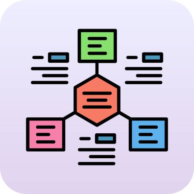 Dijital illüstrasyonun web simgesi
