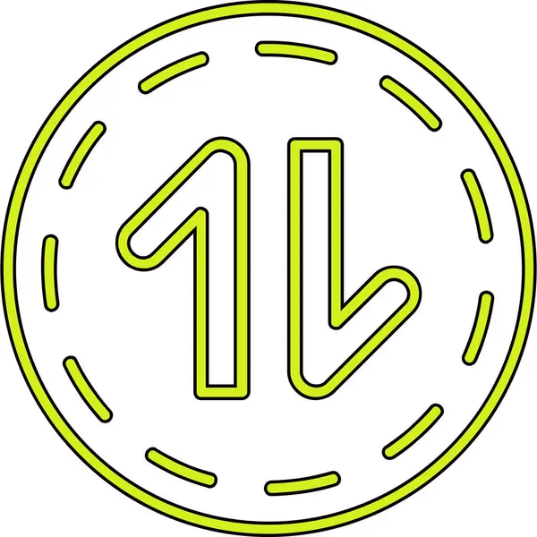 Para birimi para simgesi ana hat biçiminde