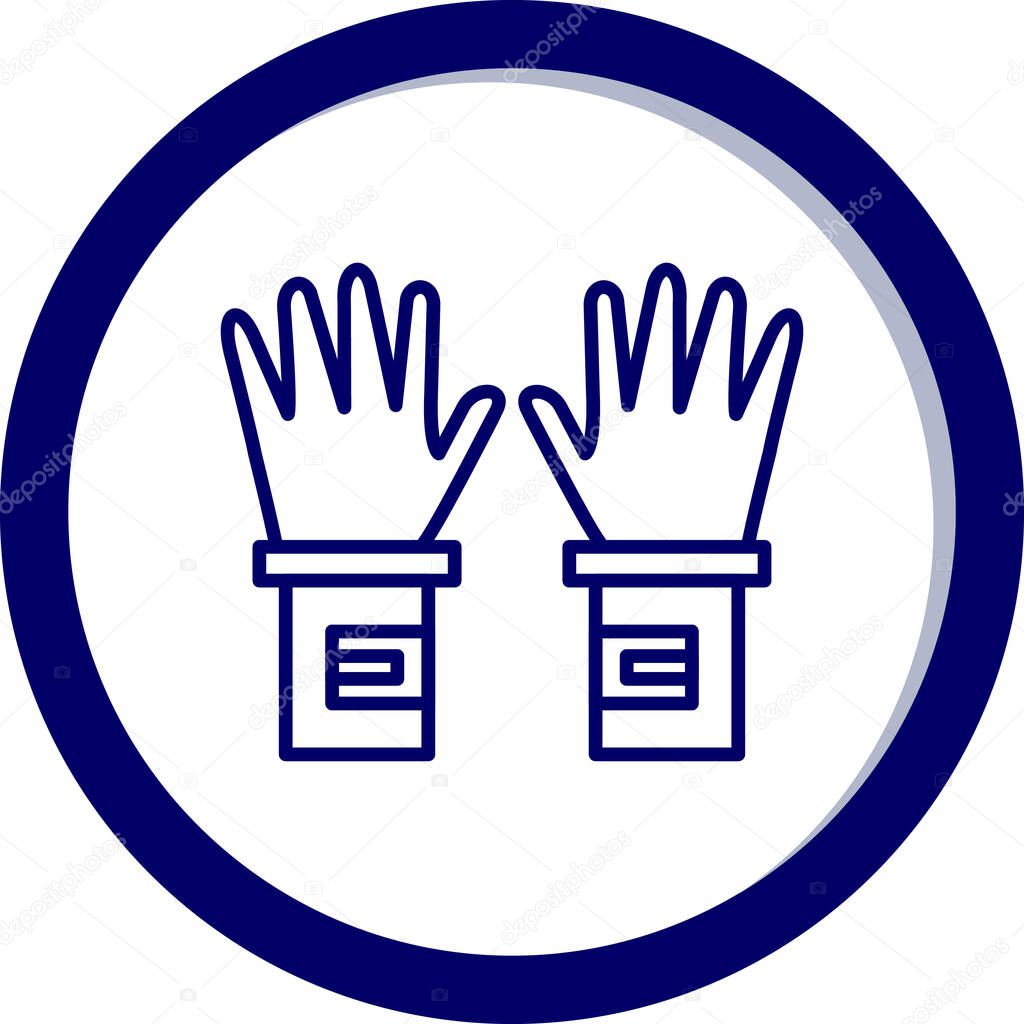 Gloves icon vector illustration