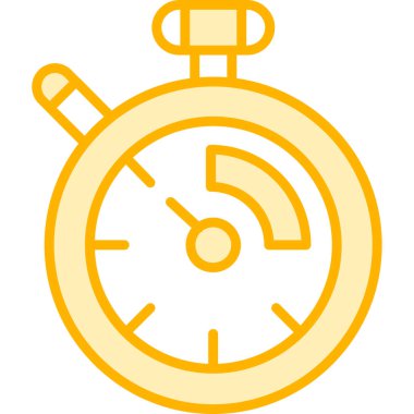 Çalar saat simgesi. Uyarı vektörü tasarım ağının ince çizgi çizimi