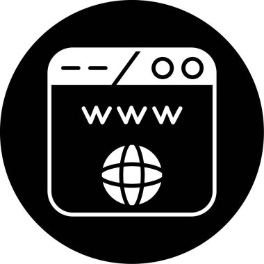 Tarayıcı internet tarayıcı simgesi ana hat biçiminde