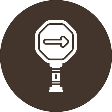 Ampul. Web simgesi basit illüstrasyon