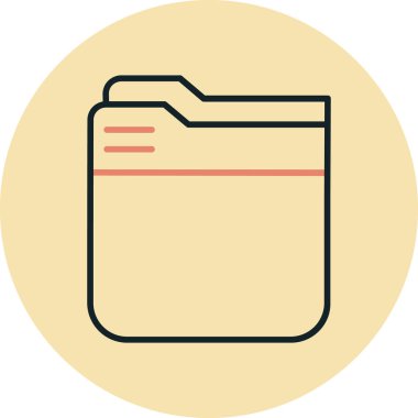 Modern simgenin vektör illüstrasyonu