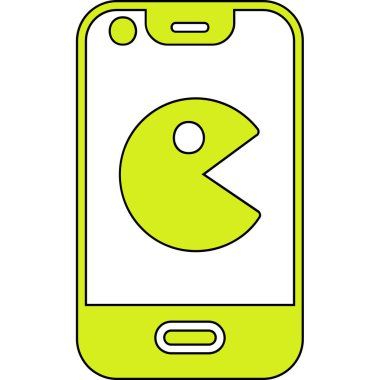 Akıllı telefon simgesi. vektör illüstrasyonu