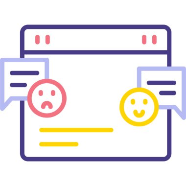 Web renk simgesi. Vektör çizim