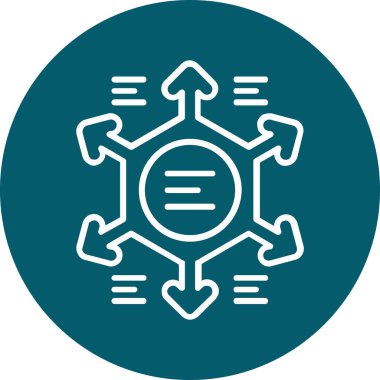 seo modern simgesinin vektör illüstrasyonu