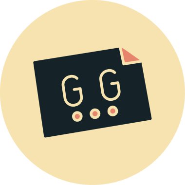 kart simge vektör çizim