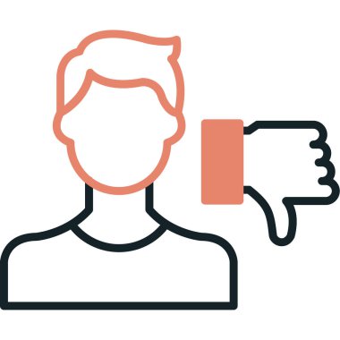 kötü kötü kötü kötü simge ana hatları biçiminde